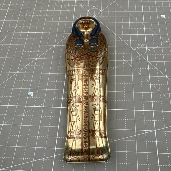 Egyptian Sarcophagus "Hunkydory" Barnsley Canister Co. British Museum Collectibl - Picture 1 of 7